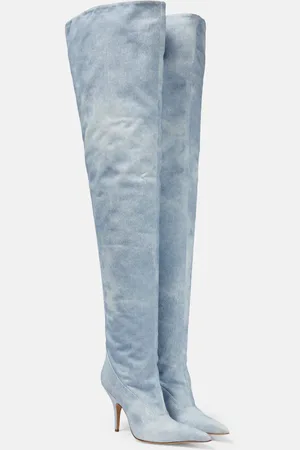 Gia Borghini Overknee-Stiefel Gia 33 aus Denim