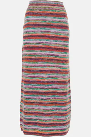 Chloé Chloé Midirock aus Wolle und Kaschmir