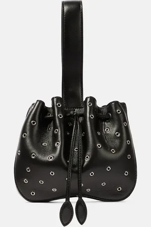 Alaïa Alaïa Clutch Rose Marie Mini aus Leder