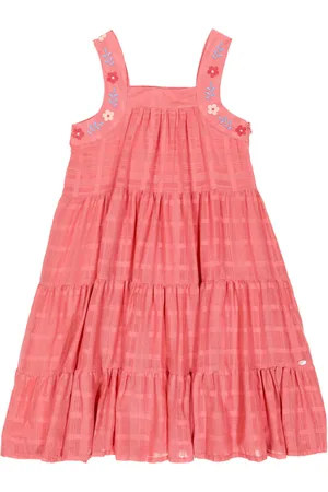Tartine Et Chocolat Besticktes Kleid aus Baumwolle