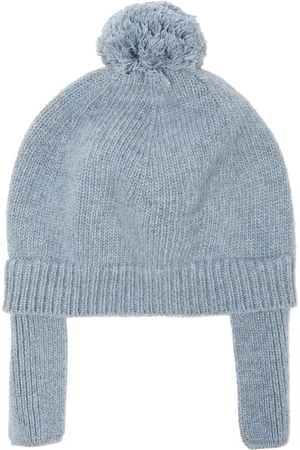 Il gufo Baby Mütze mit Pompon
