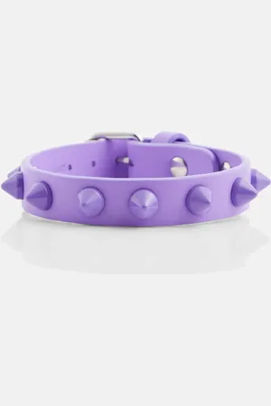 Christian Louboutin Verziertes Armband Loubilink aus Leder