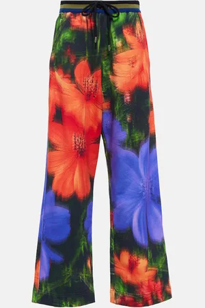 DRIES VAN NOTEN Bedruckte Jogginghose aus Baumwolle