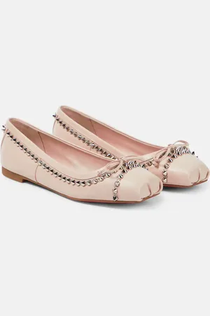 Christian Louboutin Ballerinas Mamadrague Spikes aus Leder