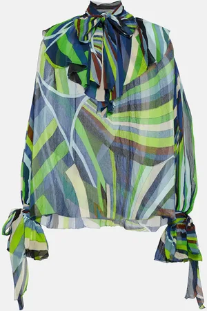 Puccini Bluse Iride aus Seidenchiffon