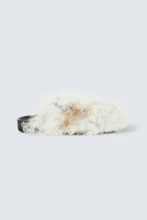 Alanui Slippers Journey aus Shearling