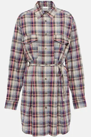 Marant Etoile Minikleid Liliane aus Flanell