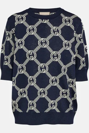 Gucci Top GG aus Jacquard-Strick