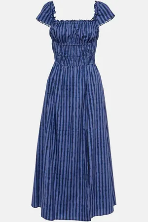 Altuzarra Midikleid aus einem Baumwollgemisch