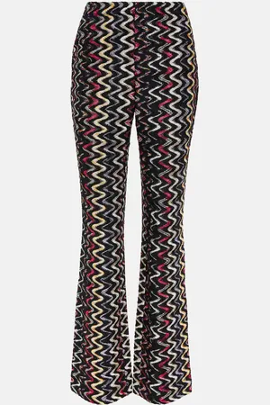 Missoni Schlaghose aus Häkelstrick