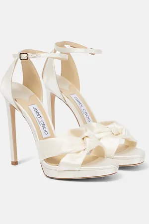 Jimmy Choo Sandalen Rosie 120 aus Satin