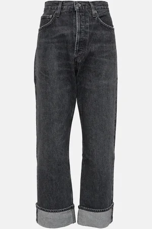AGOLDE Mid-Rise Straight Jeans Fran