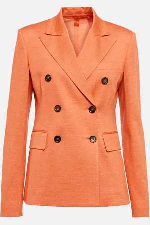 Max Mara Blazer Zirlo aus Baumwolle und Leinen