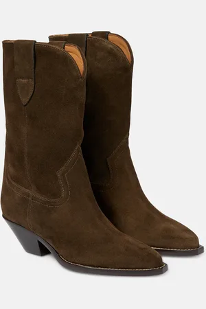 Isabel Marant Westernstiefel Dahope aus Veloursleder