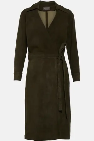 Stouls Minikleid Ross aus Veloursleder