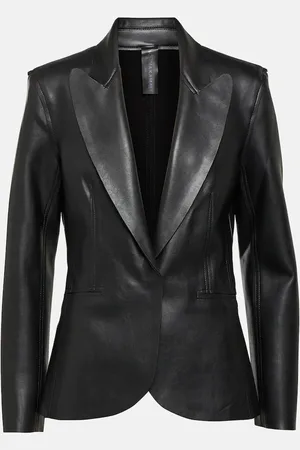 Norma Kamali Blazer aus Lederimitat