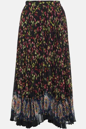 Etro High-Rise-Midirock