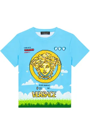 VERSACE Bedrucktes T-Shirt Video Game Medusa
