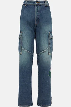 Alessandra Rich Verzierte Flared Jeans