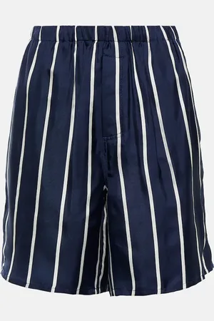 Ami High-Rise Shorts aus Seide