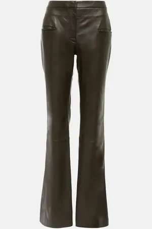 Altuzarra Bootcut-Hose Serge aus Leder