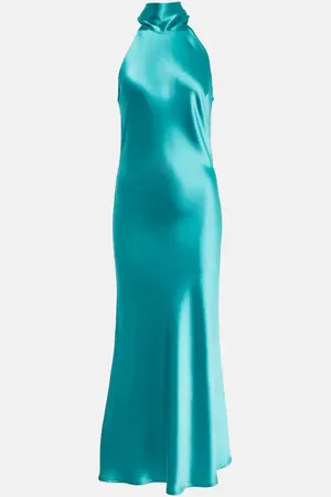 GALVAN Midikleid Sienna aus Satin
