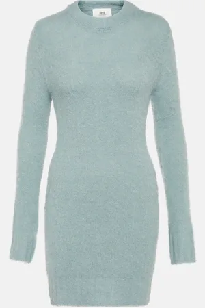 Ami Minikleid aus einem Wollgemisch