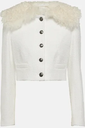 Alessandra Rich Cropped-Jacke aus Tweed