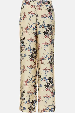 ASCENO Weite Hose London aus Seide
