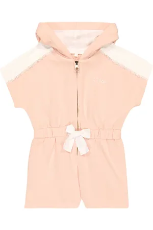 Chloé Chloé Kids Playsuit aus Baumwolle