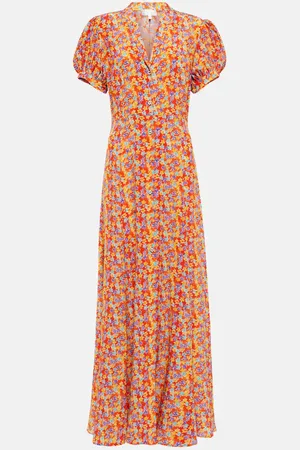 Caroline Constas Maxikleid Bel aus Seiden-Crêpe