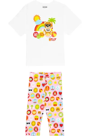 Moschino Set aus T-Shirt und Leggings aus Jersey