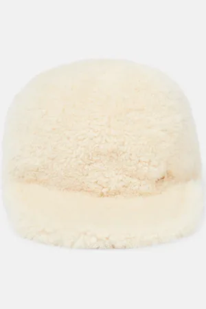 Chloé Chloé Baseballcap aus Shearling