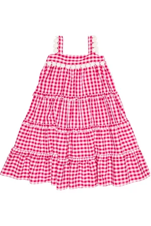 Tartine Et Chocolat Besticktes Kleid aus Baumwolle
