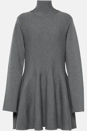 Khaite Minikleid Clarice aus einem Wollgemisch
