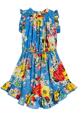 ZIMMERMANN Bedrucktes Kleid Alight aus Baumwolle