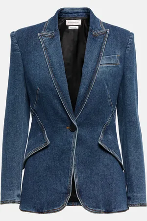 Alexander McQueen Blazer aus Denim