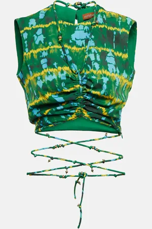 Altuzarra Bedrucktes Cropped-Top Ayana