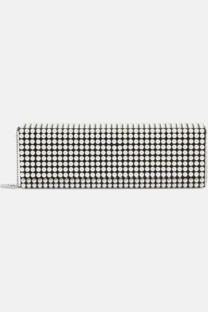 Amina Muaddi Verzierte Clutch Amini Paloma