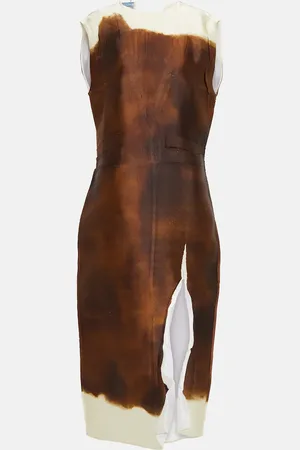 Prada Midikleid aus einem Seidengemisch