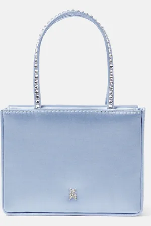 Amina Muaddi Verzierte Tote Superamini Gilda aus Satin