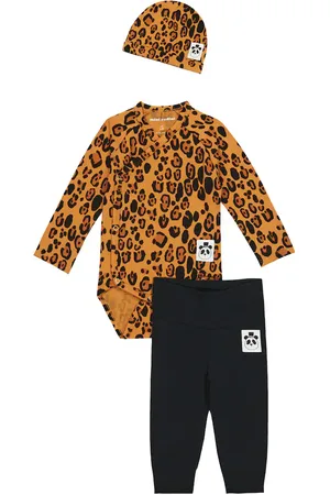 Mini Rodini Baby Set aus Body, Leggings und Mütze