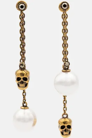 Alexander McQueen Ohrringe mit Kristallen und Zierperlen