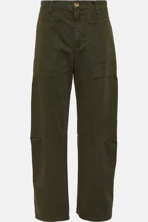 Velvet Cargohose Brylie aus Baumwoll-Twill