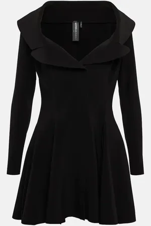Norma Kamali Ausgestelltes Minikleid