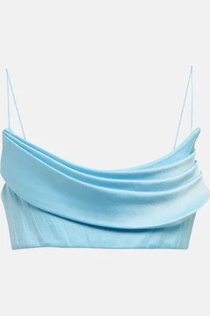 ALEX PERRY Cropped-Top Carva aus Crêpe