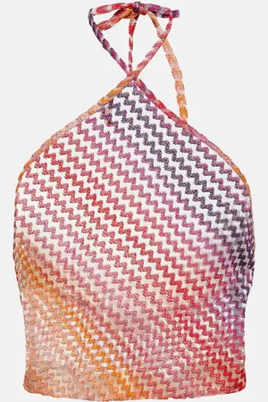 Missoni Cropped-Top aus Häkelstrick