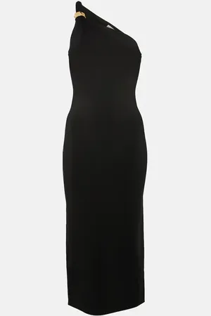 GALVAN One-Shoulder-Midikleid