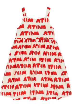 Jelly Mallow Bedrucktes Kleid Atom