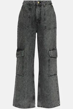 Ganni High-Rise Cargo-Jeans